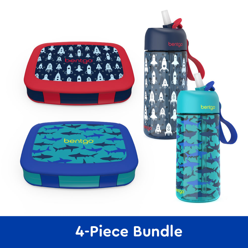 bentgo-kids-prints-lunch-boxes-and-water-bottles-v6 bentgo-lunch-box-bottle-bundle-rocket-shark-1.jpg